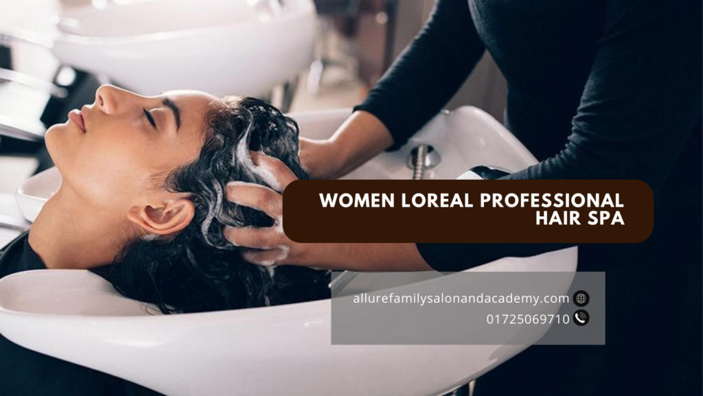 Women loreal professional hair spa